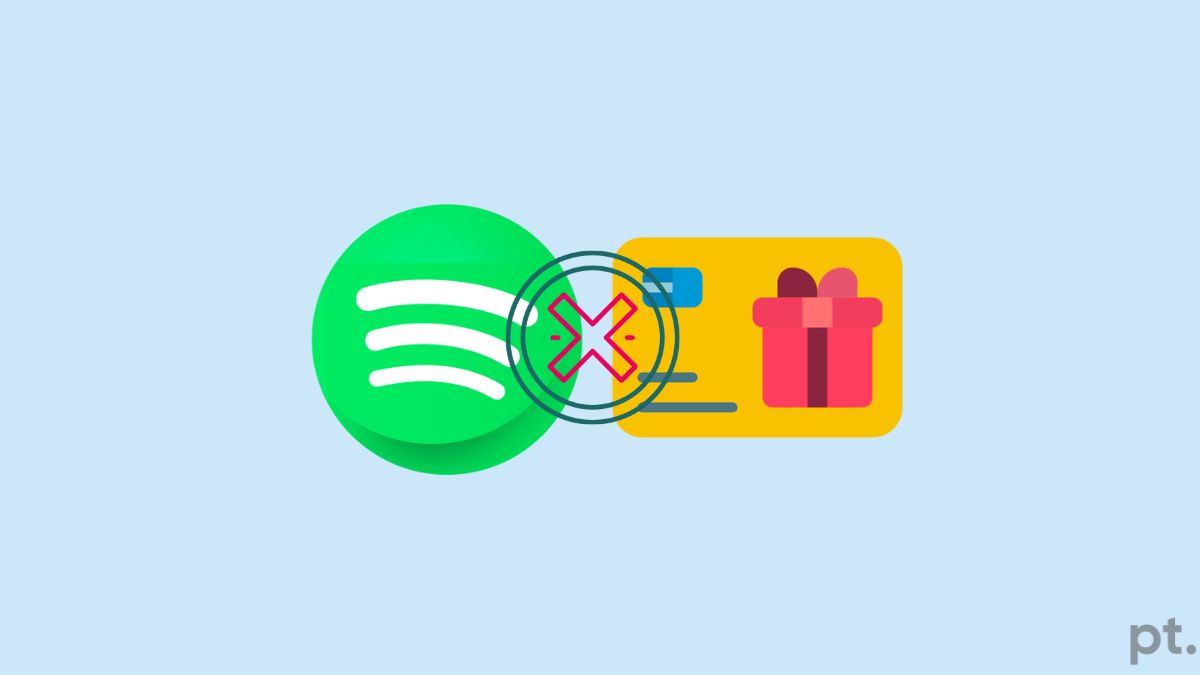 Spotify gift card not working